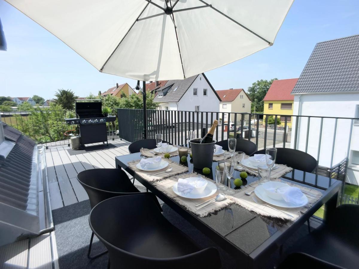 M-Style 04 Apartment Mit Balkon Und Gasgrill, 24H Self-Check-In, Free Parking, Netflix Nürnberg Eksteriør bilde